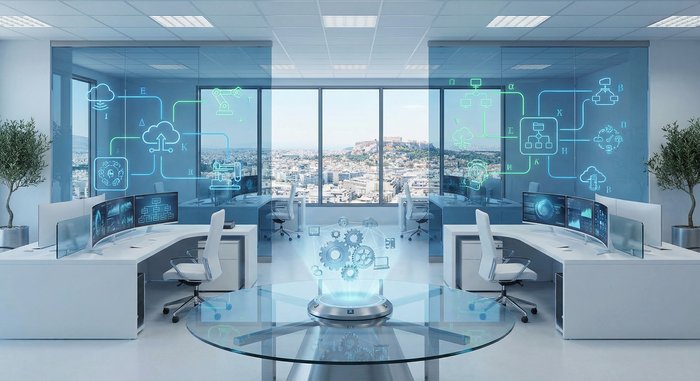 Σύγχρονη επιχείρηση με οργανωμένα συστήματα και αυτοματοποίηση