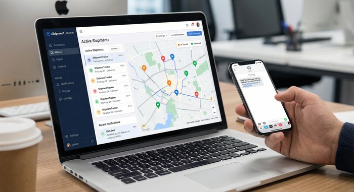 Σύστημα παρακολούθησης αποστολών και ενημέρωσης πελατών σε real-time