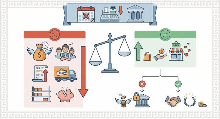 Κυριακές εορτών - πότε δεν συμφέρει