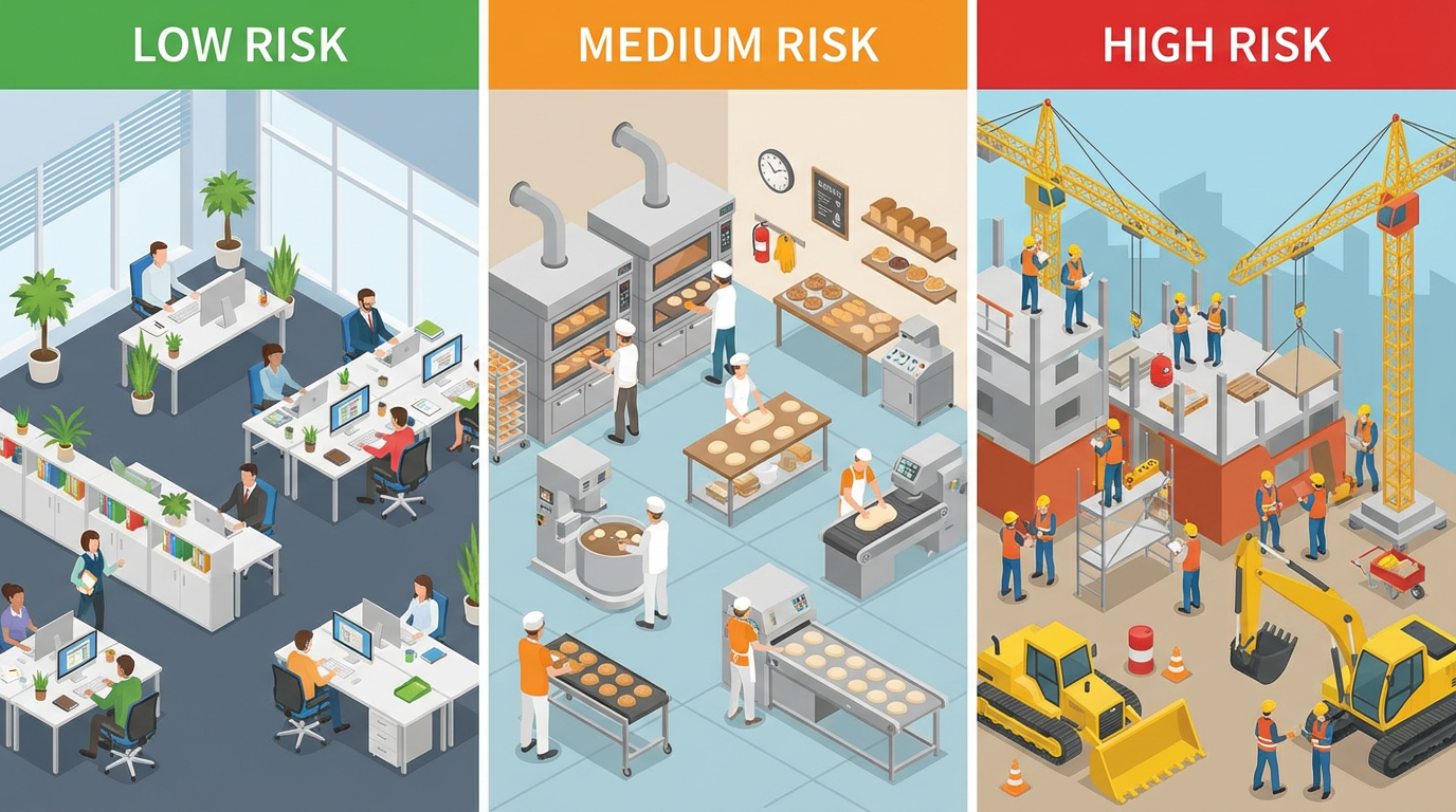 Κατηγορίες κινδύνου επιχειρήσεων