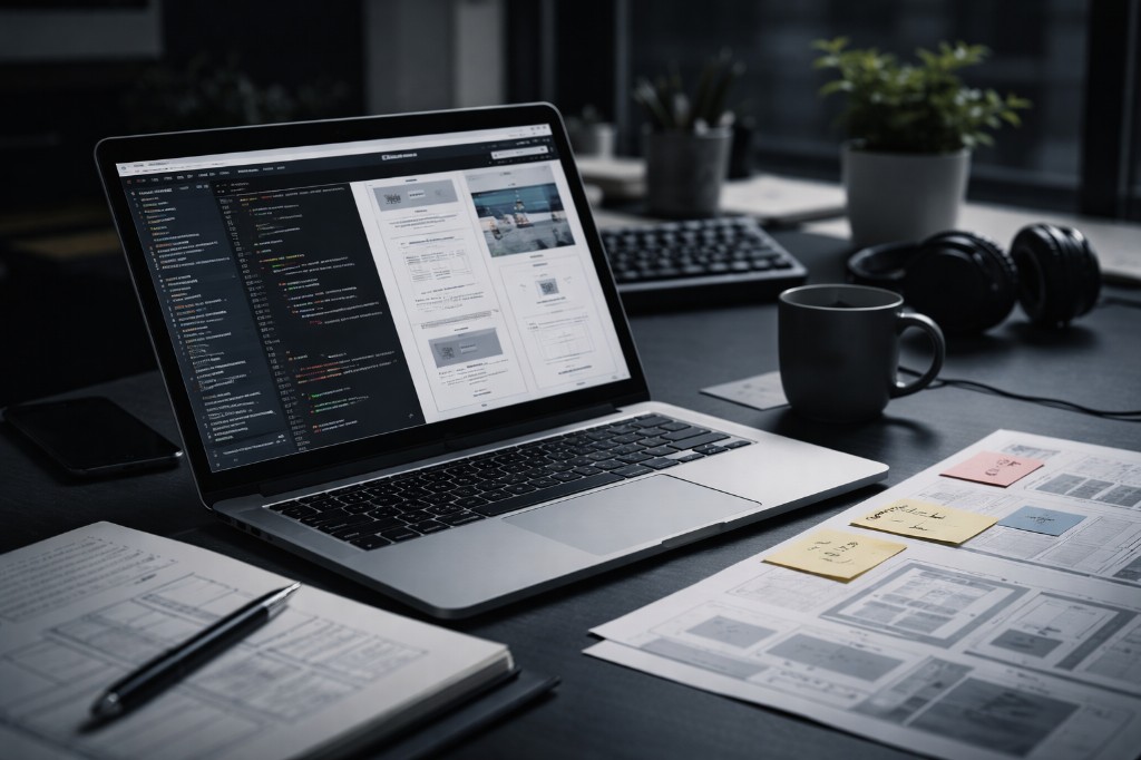 Creative office with designers